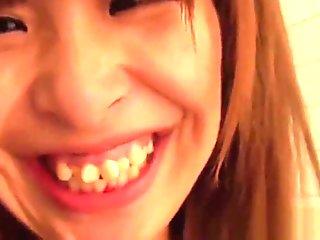 Asian teen pussy slammed