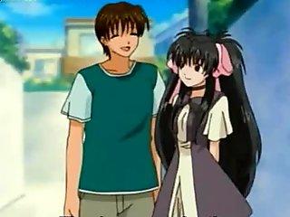 Hentai sweet girlfriend gets cumshot