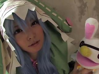 japanese cosplay babe fucked until cumsprayed