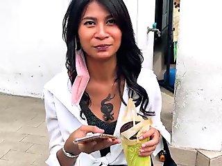 Hottie Akirah Thai unleashes the power of pussy on white hung tourist