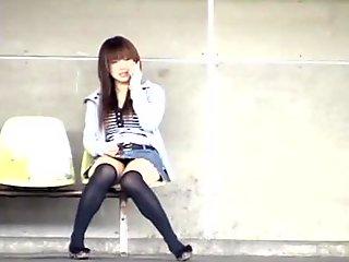 Stupendous japanese girlfriend Yuzuki Hatano fingers herself