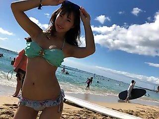 japanese babe serina's big black cock adventure