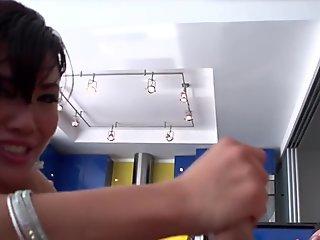 Asian anal bigass babe ATM deepthroats after anal drilling